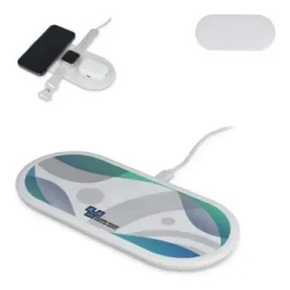 3in1 15W wireless charger compatible with phones /Apple Watch/AirPod - LT95560 (gadzety reklamowe)
